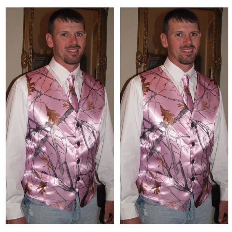 pink camo vest