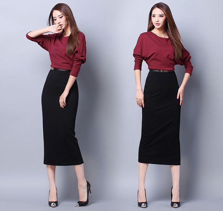 long dress for office