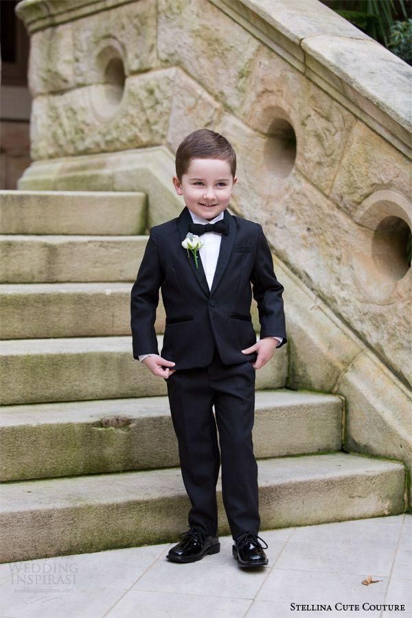 stylish party wear Blue cute boys baptism bow tie all colors,full suit kids jacket Custom made couture tuxedo, Boys smart suit