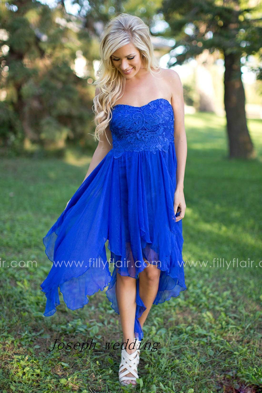 Royal Blue Short Wedding Dresses 63 Off Plykart Com