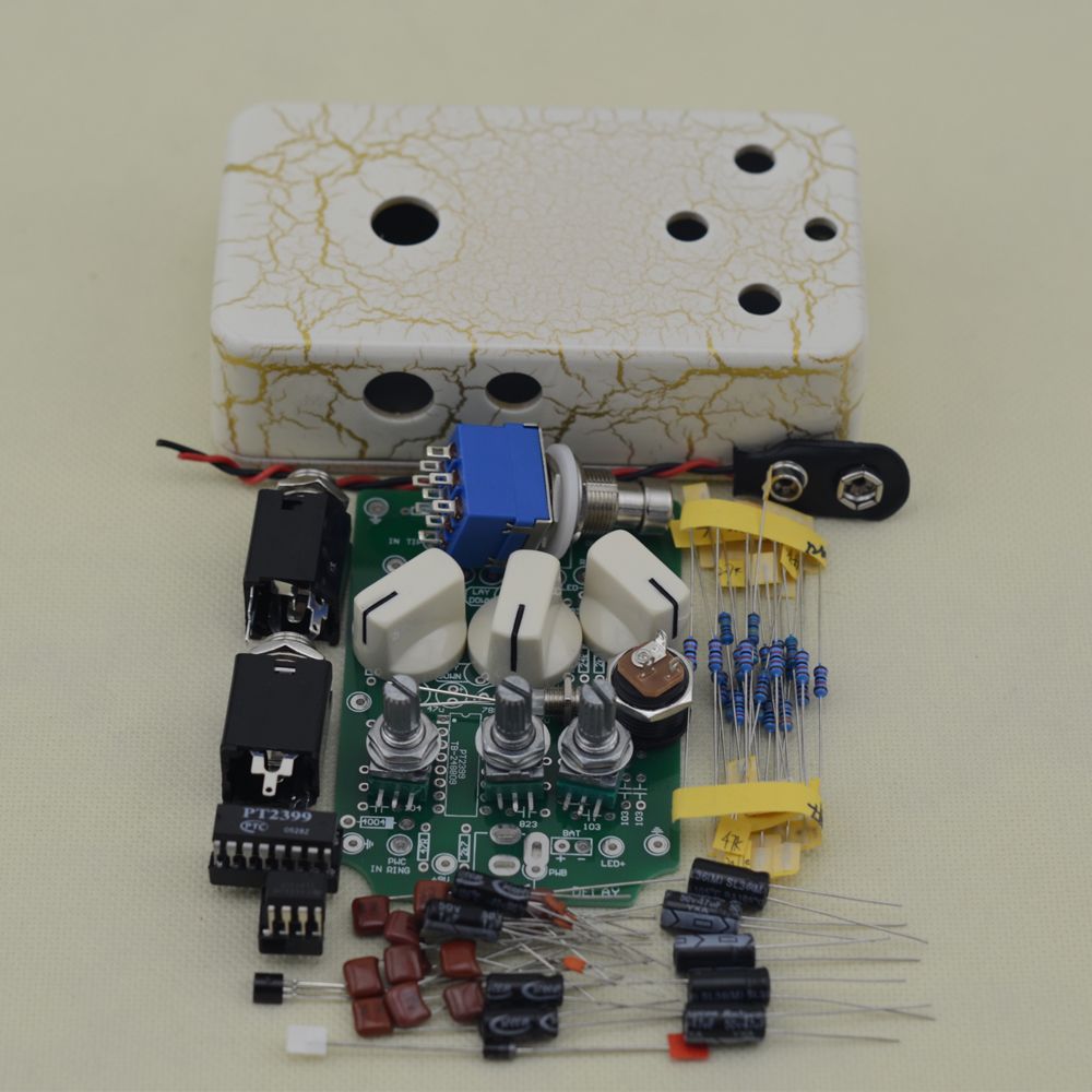 Build Your Own DIY Delay 1 Guitar Effect Pedal Kits Electric Pedals