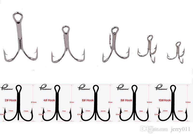 Treble Hook Chart