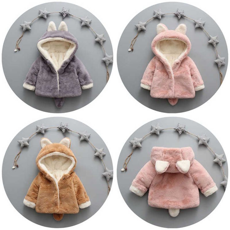 Toddler Faux Fur FallWinter Jacket