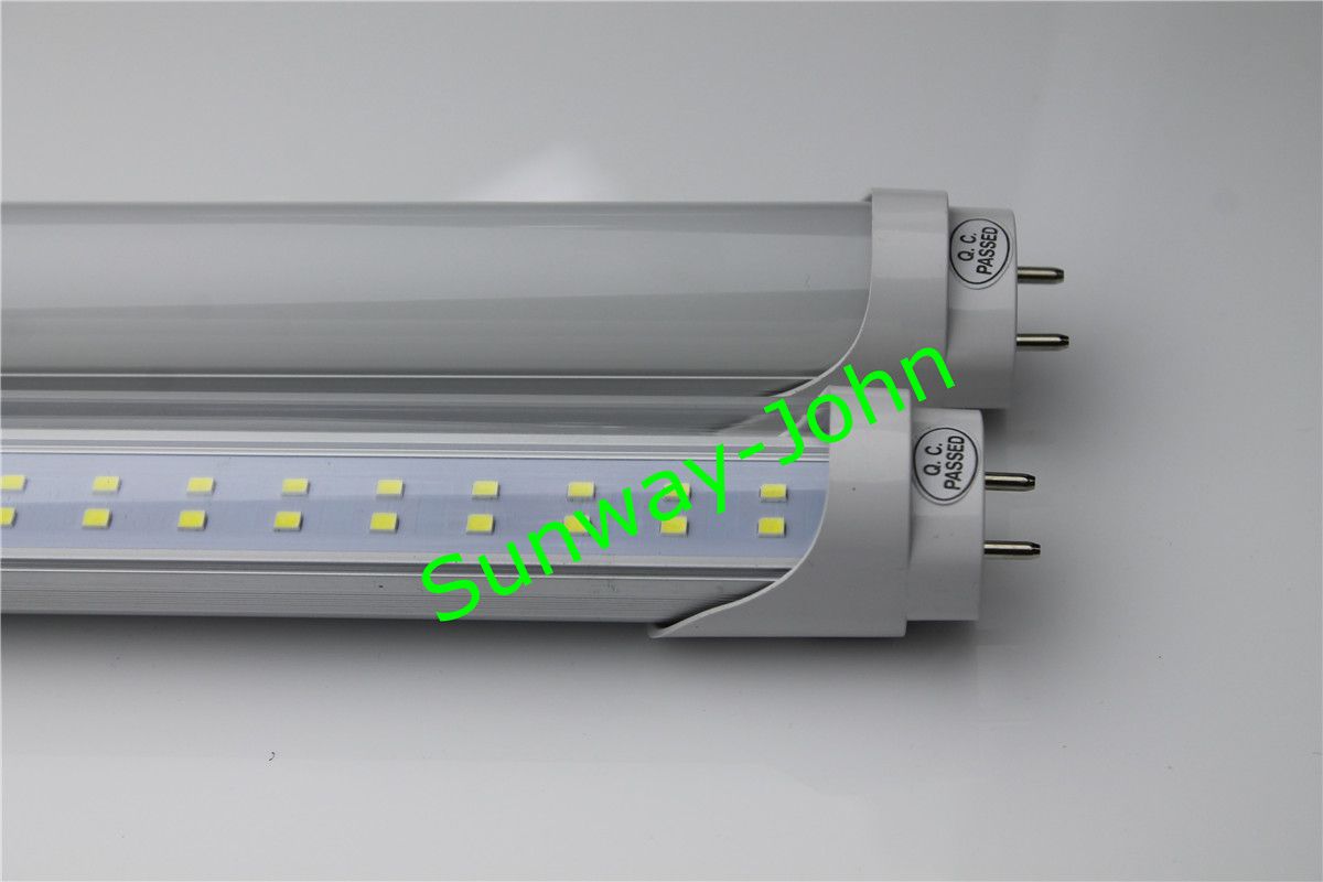 Double Row 8ft T8 Led Light Tubes FA8 Single Pin T8 Led Tubes 72W 7200 ...