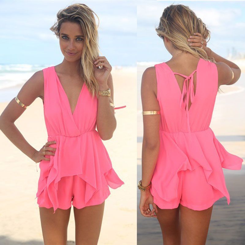 hot pink rompers