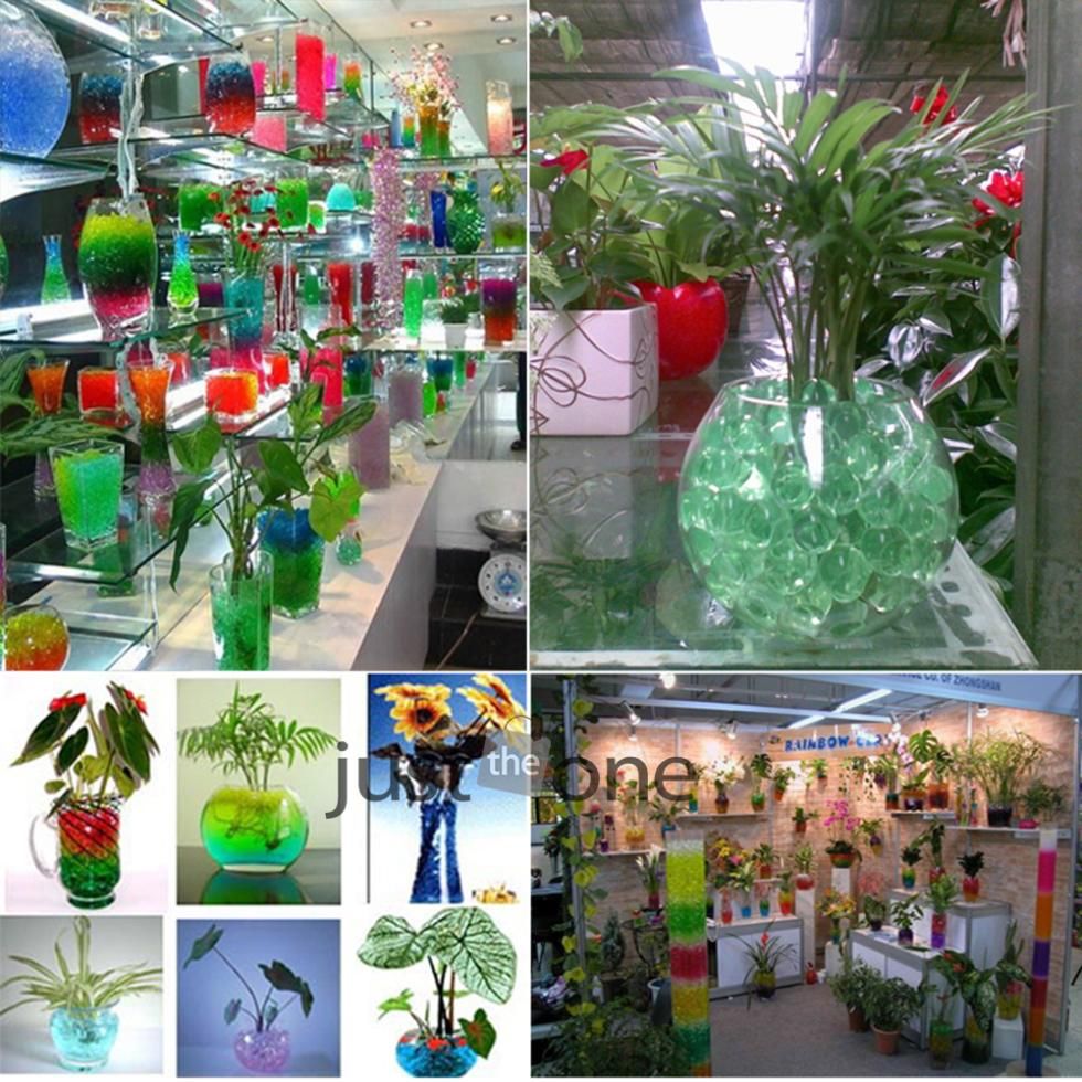 Magic Crystal Soil Hydrogel Beads Flower Vase Decor Novelty