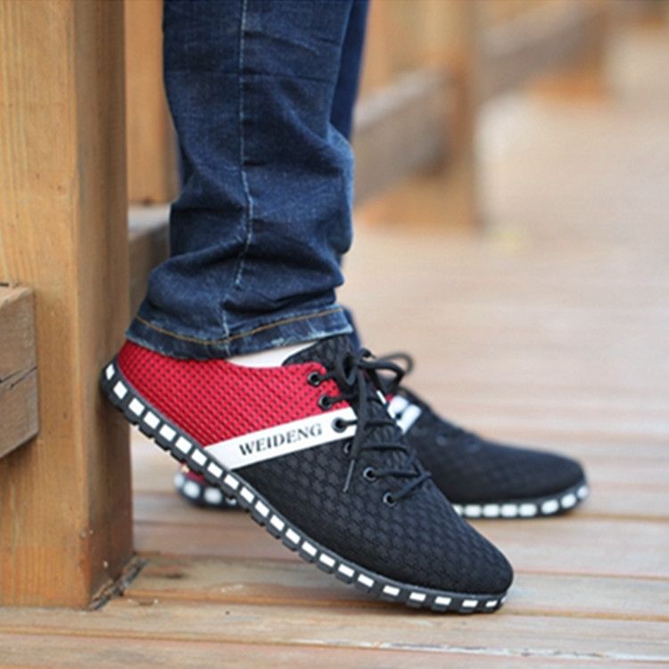 2015 New Spring Summer Fashion Men Light Mesh Sports Running Shoes Male