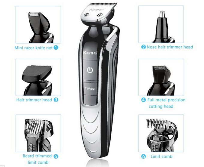 Lull Kan Svig All In One Trimmer With 7 Attachments Electric Man Grooming Kit Hair Clipper  Trimer Shaver Beard Nose Rechargeable Cutting Haircut Tool From Terryliang,  $29.15 | DHgate.Com