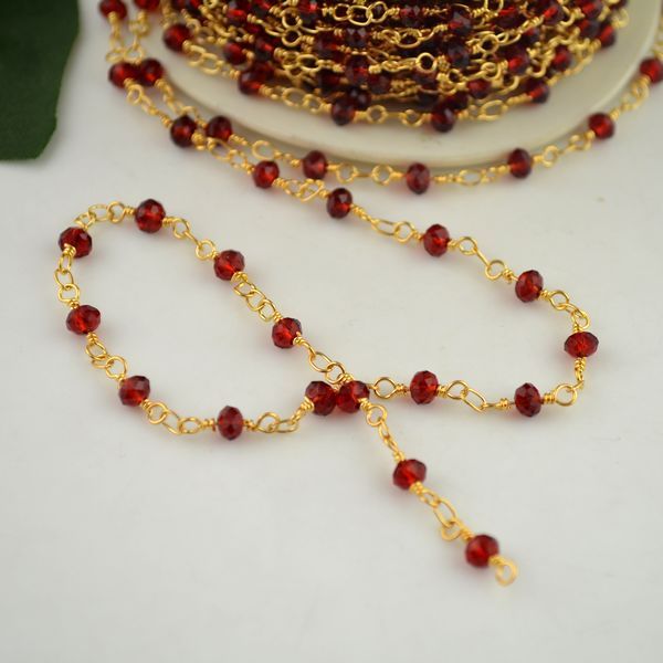 crystal beads chain