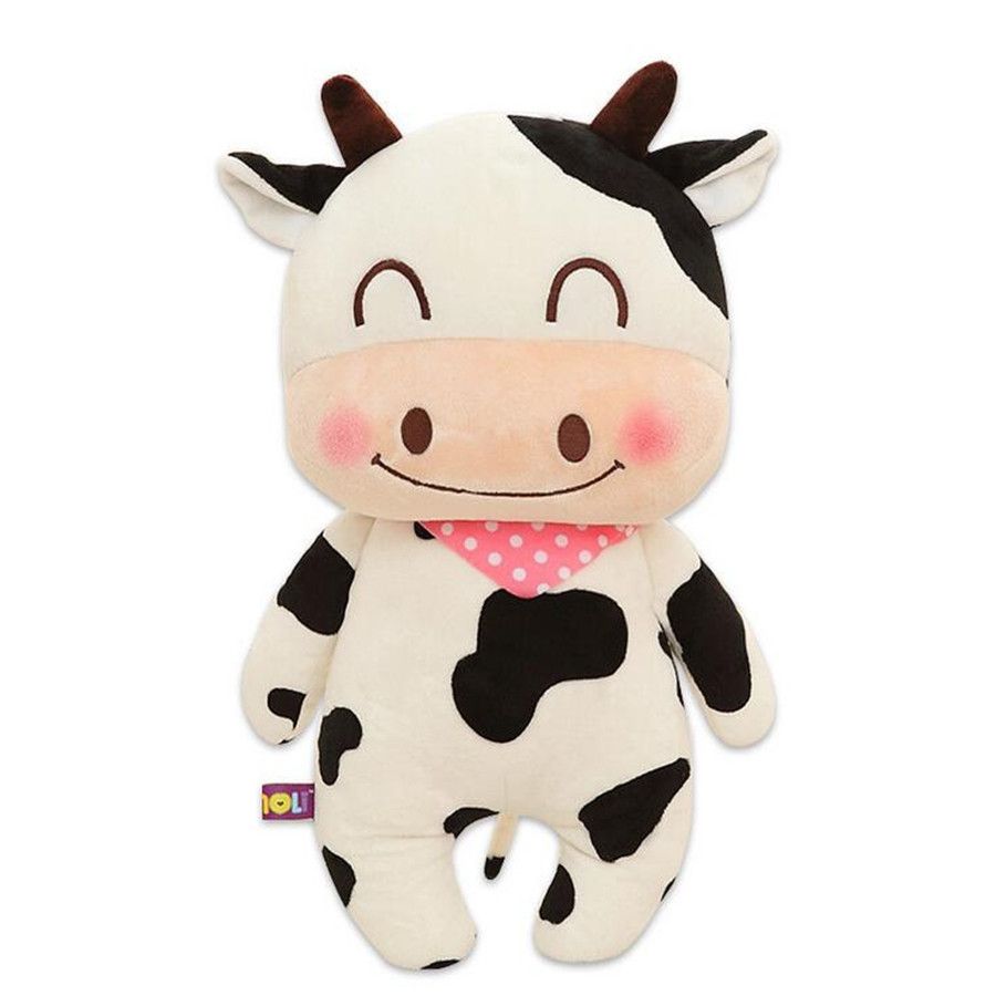 small stuffed cow
