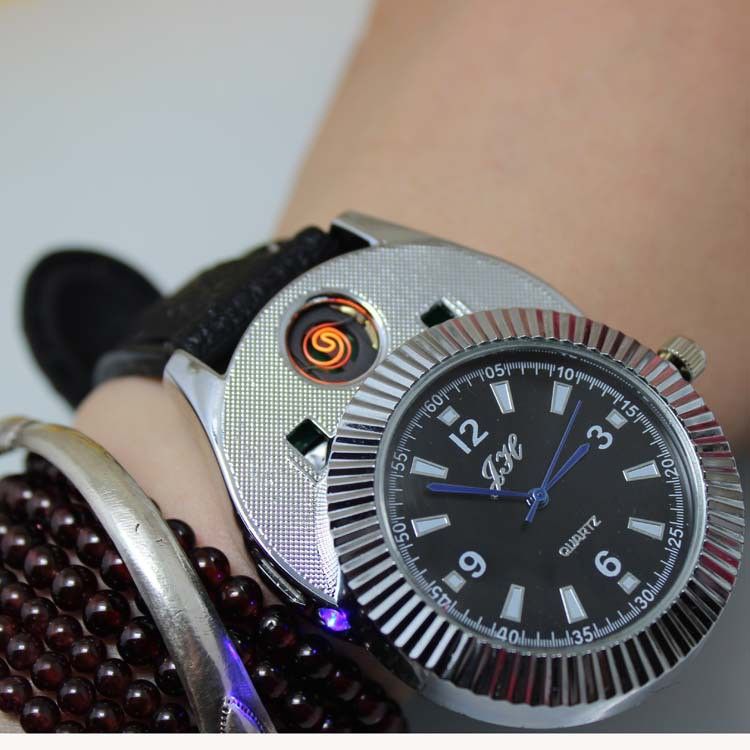 satin al usb cakmak saatleri sicak satilik erkekler kuvars saatler kisilik cevre dostu sarjli cakmak usb moda saatler tl75 5 dhgate comda