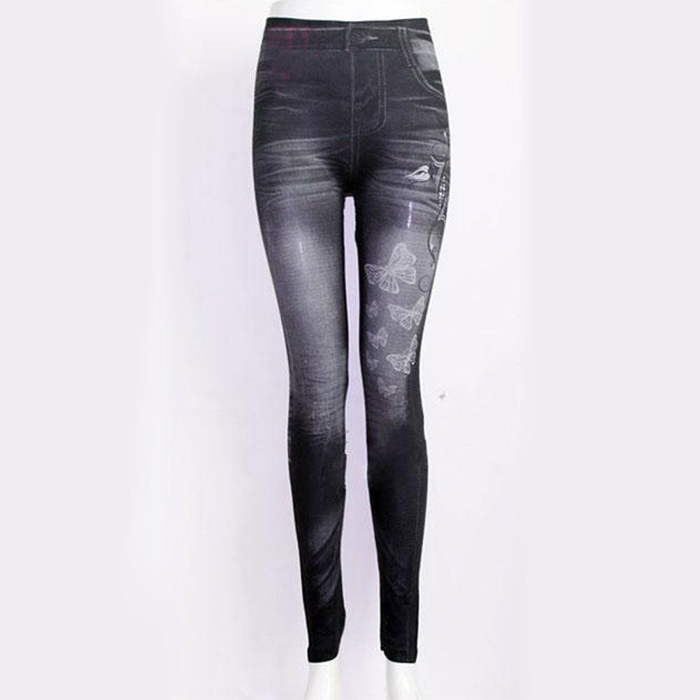 Compre Calças Preço De Fábrica New Mulheres Sexy Tattoo Legging Jean Olhar Leggings Punk Esporte Academias American Apparel Jeans Mulher Livre Shiipping Gota De Happybuy88, $14,65 | Pt.Dhgate.Com