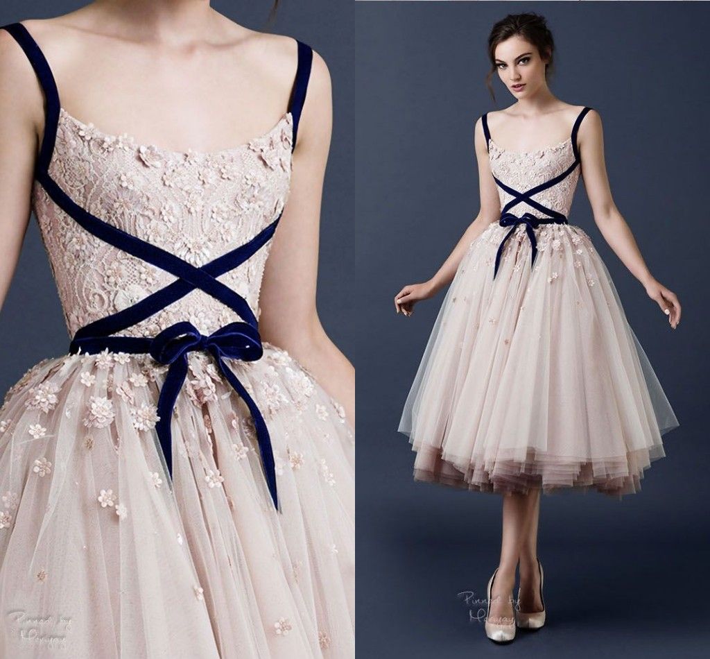 tea length tulle dress