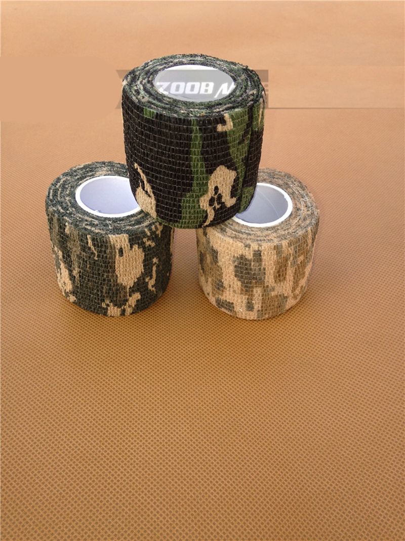 Mix Color Self Adhesive Elastic Bandage Army Camo Wrap Rifle Shooting