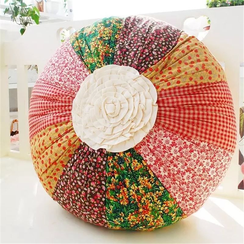korean round pillow
