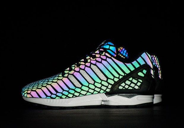 zx flux xeno chameleon shoes reflective shoes