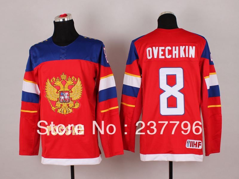 team russia ovechkin jersey
