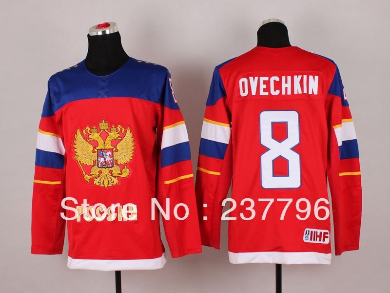 Team Russia Alex Ovechkin Jersey 