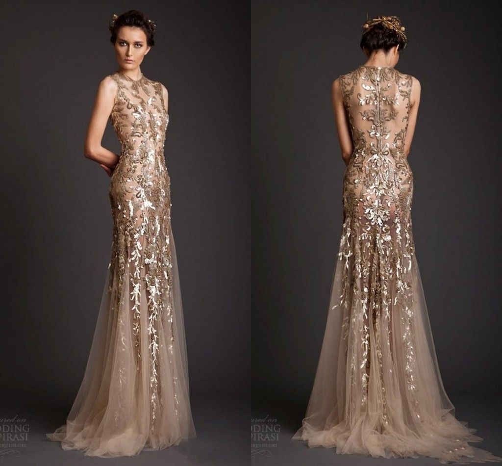 Krikor Jabotian Evening Dresses Classic 