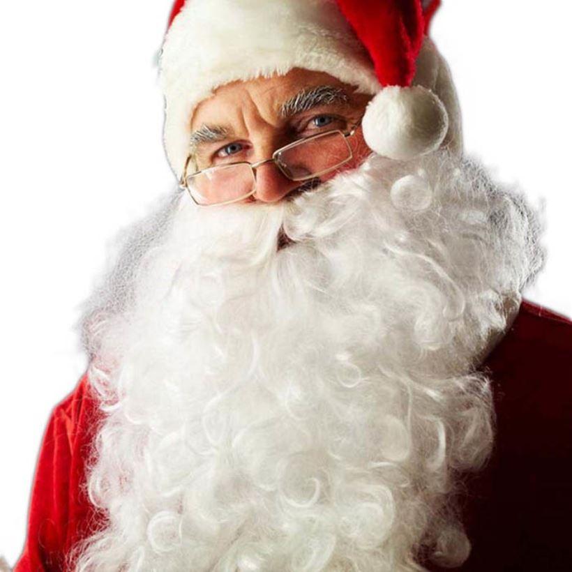 Creative 2016 Fashional Christmas Beard Decoration Santa Claus White 