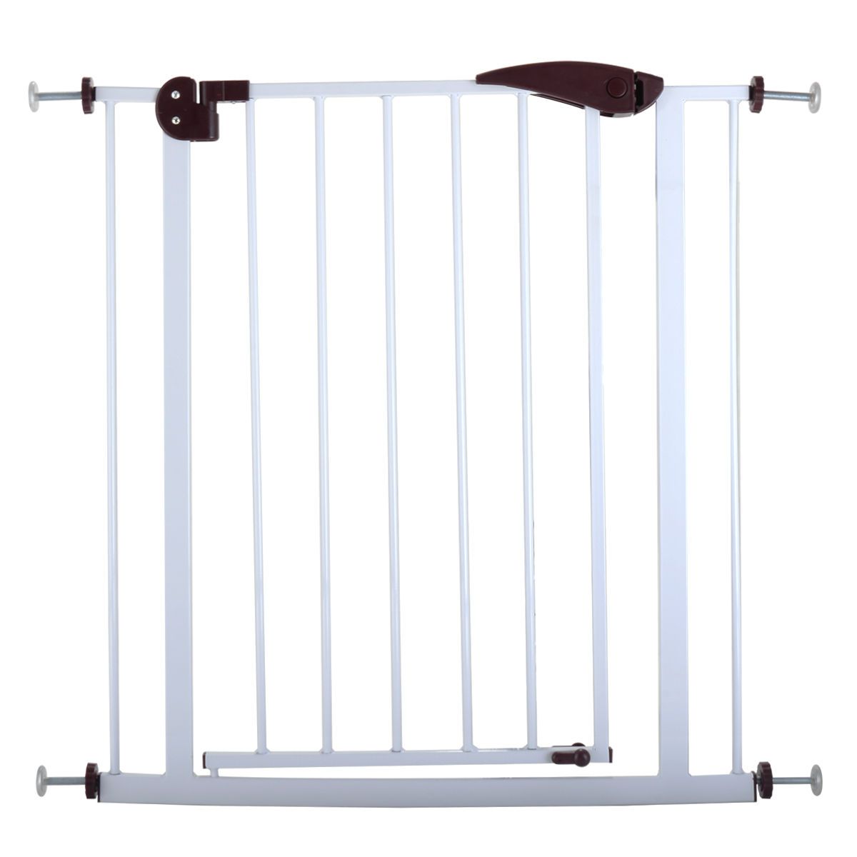 metal baby gate with door