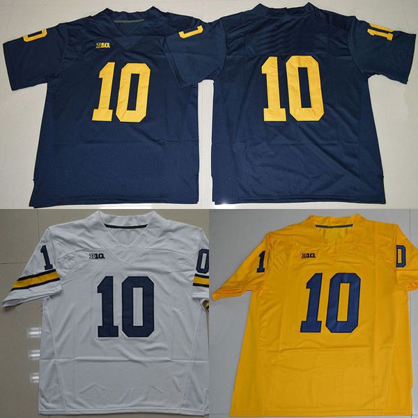 Jerseys White Blue Yellow 10 Tom Brady 