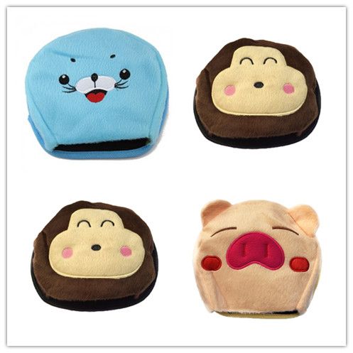 Winter Warm Mouse Pad Thick Cartoon Plush Hand Warmer Heated Mouse