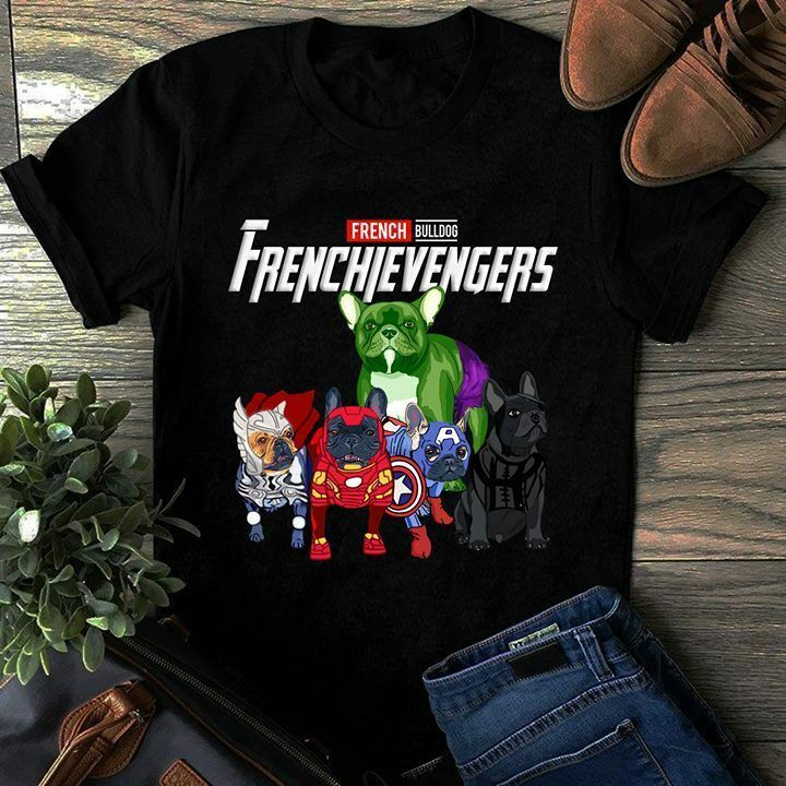 frenchie avengers t shirt