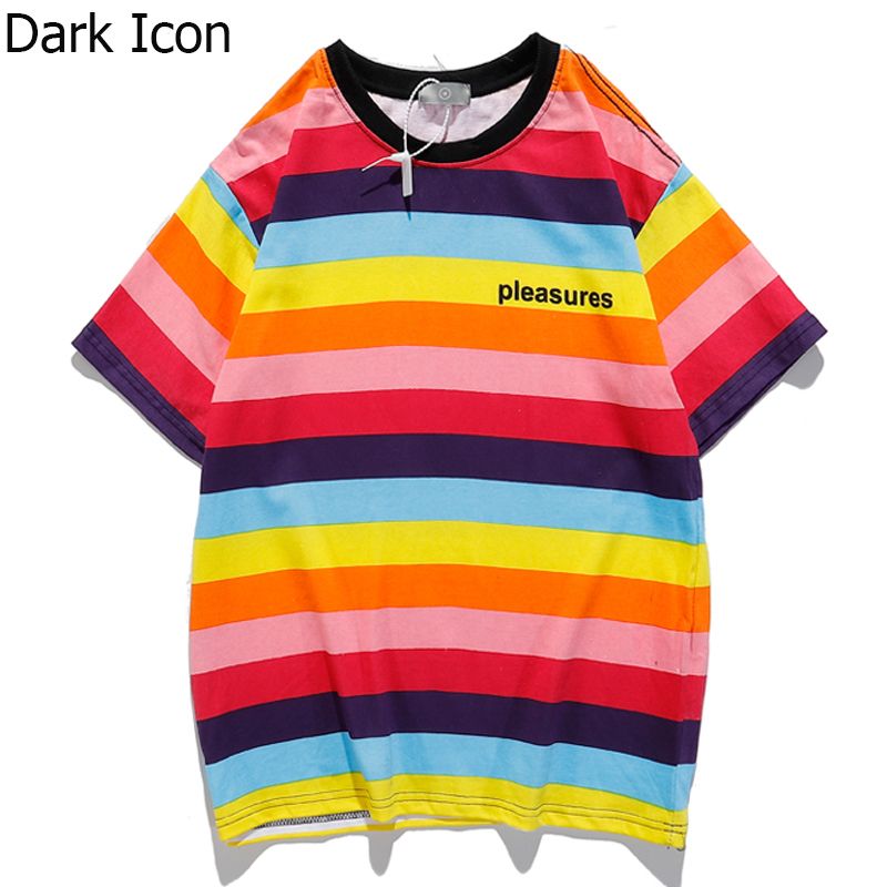 Shirt Streetwear Mens Tee Shirts Cotton 