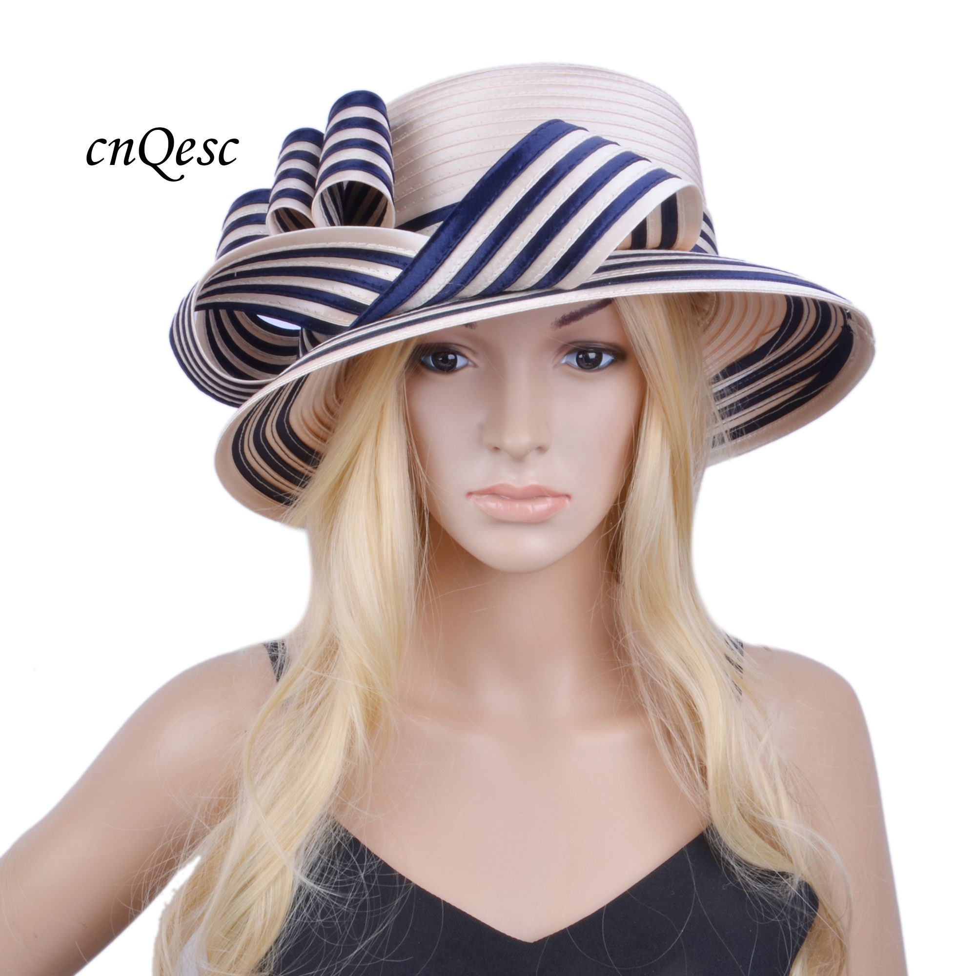 navy blue mother of the bride hats