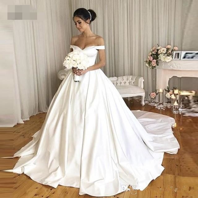 simple grecian wedding dress