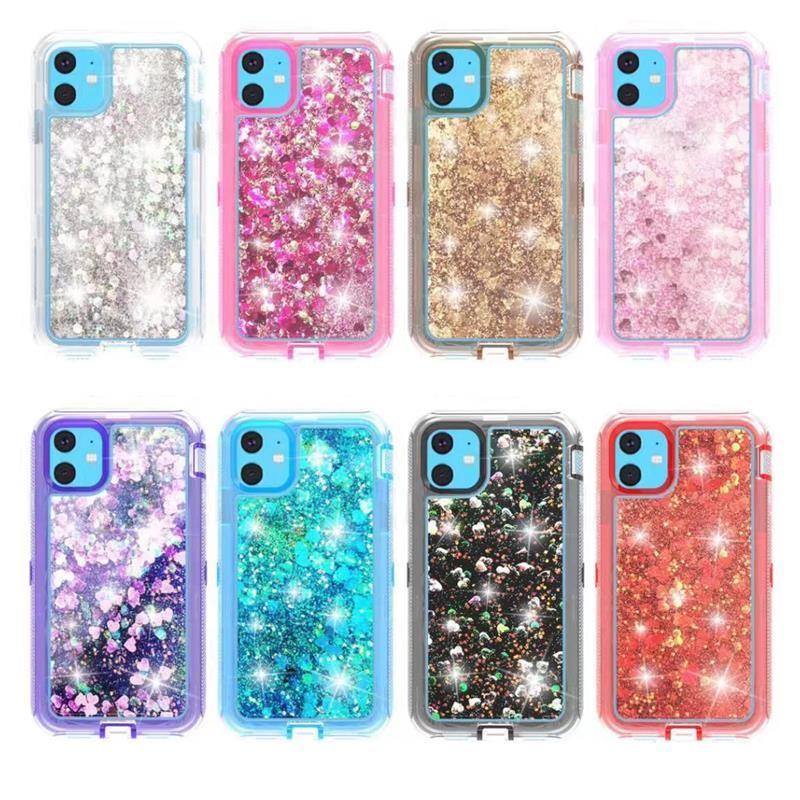 New Bling Bling Liquid Glitter Case For Iphone 11 Pro Max Cell