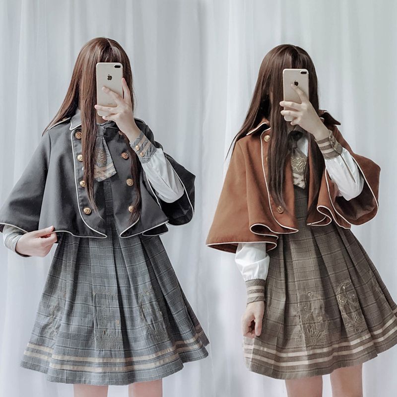 Compre Inglaterra Estilo Dulce Lolita Princesa Manto Manto Victoriano Ropa  Exterior De Lolita Gótica Chica Kawaii Cosplay Loli A 42,54 € Del Vanilla03  | Es.Dhgate.Com