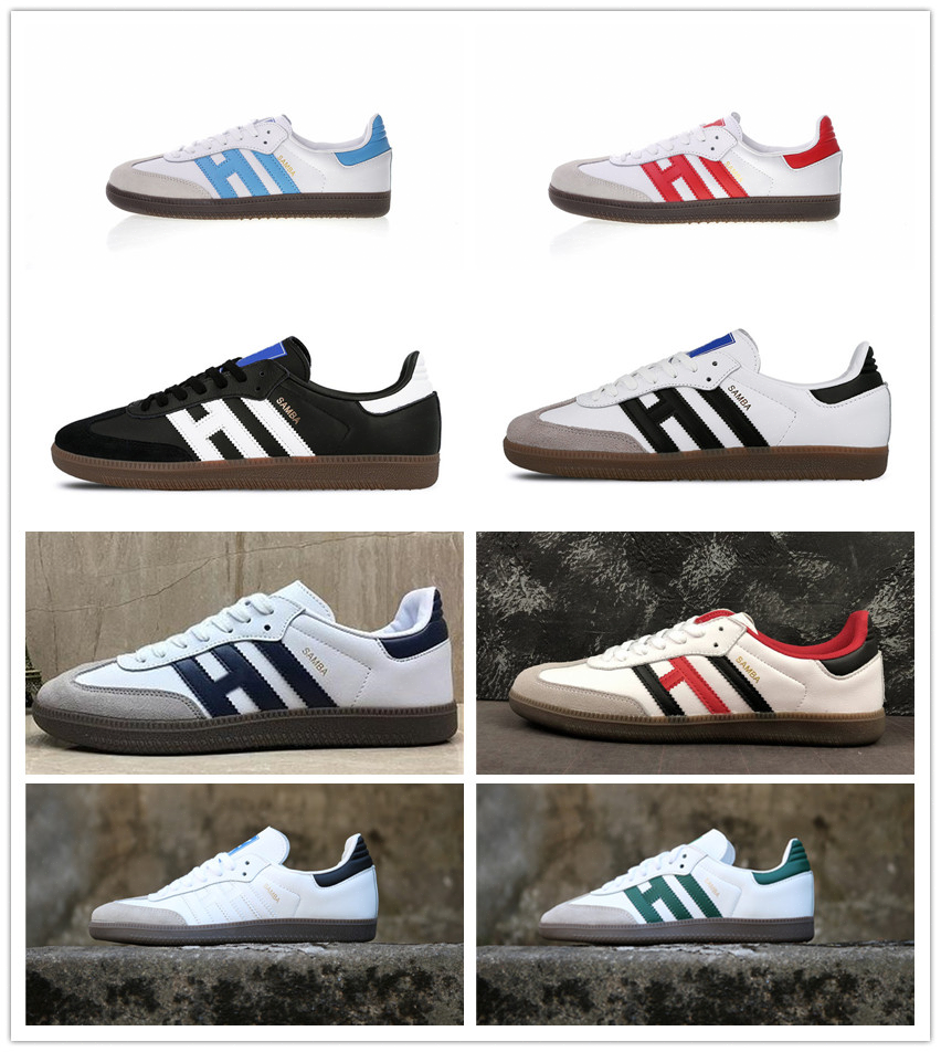 ladies white gazelle trainers