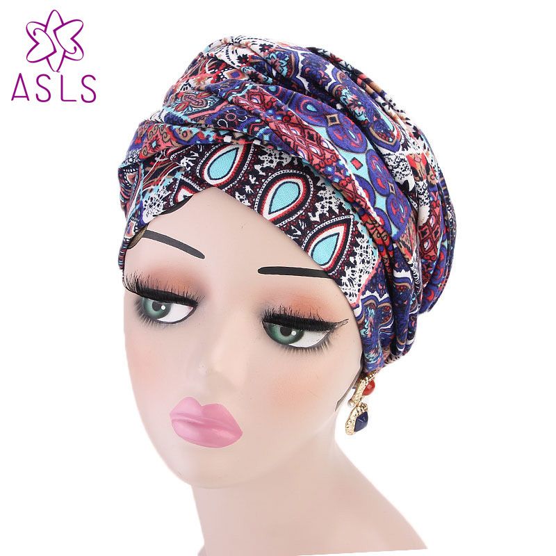 2020 New Women Fashion Bohemian Style Turban Hijab Extra Long Tube Head Wrap Muslim Turbante Nigerian Turban Hair Accessories C19042001 From Xiao0003 14 24 Dhgate Com