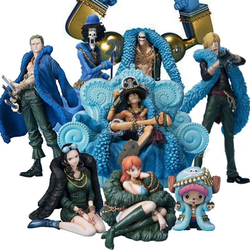 Kaufen Sie One Piece Jahrestag Ver Luffy Franky Sanji Nami Brook Robin Roronoa Zoro Pvc Figure Billig Schnelle Lieferung Und Qualitat De Dhgate