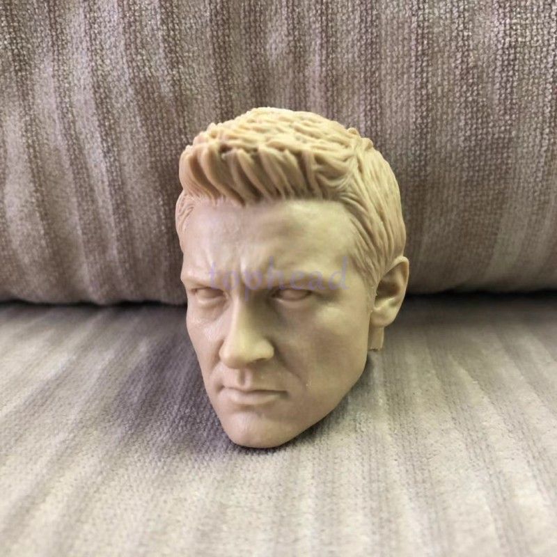 1:6 Hawkeye Male Head Sculpt Avengers Jeremy Renner Model Fit 12/'/' Action Figure