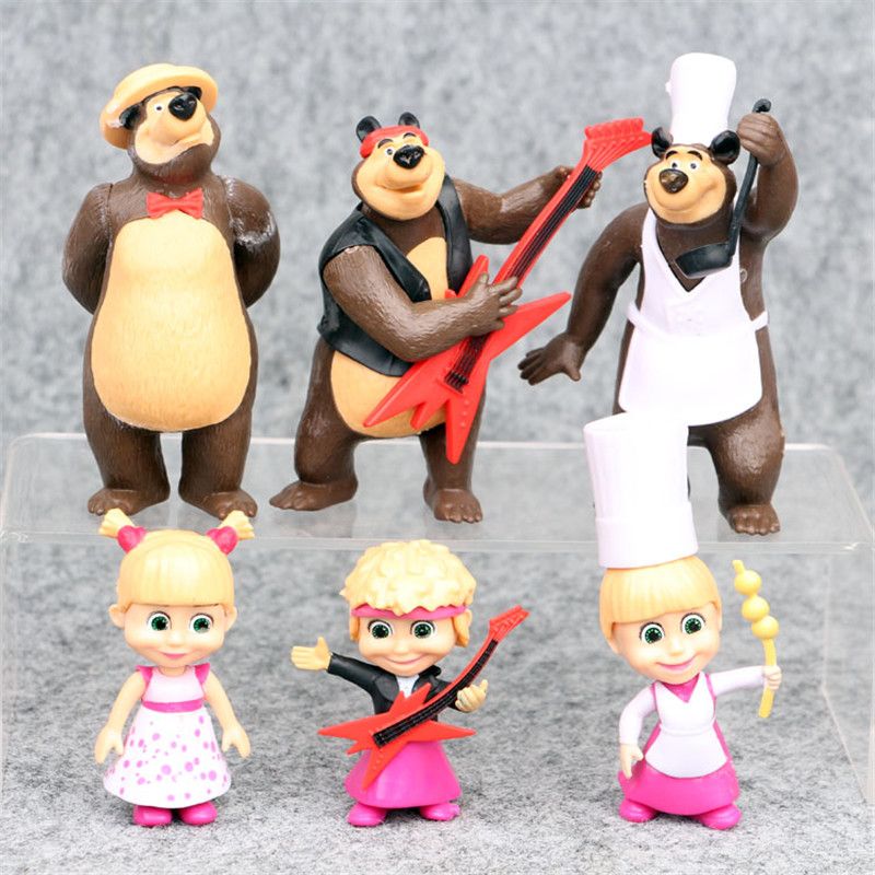 masha and the bear figures