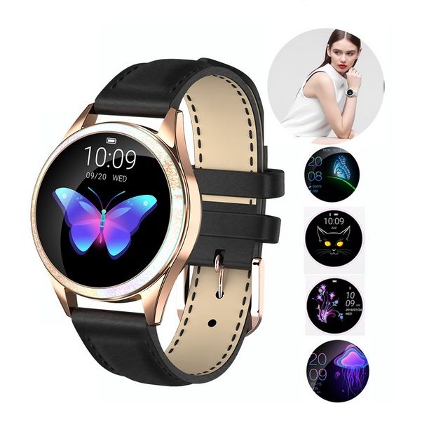 2019 Fashion KW10 Smart Watch Women IP68 Waterproof Heart Rate