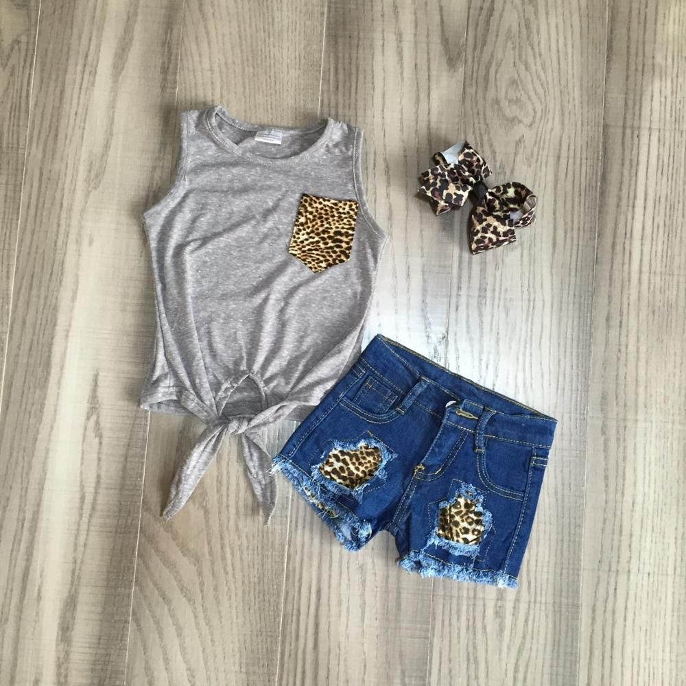 baby girl jeans shorts set