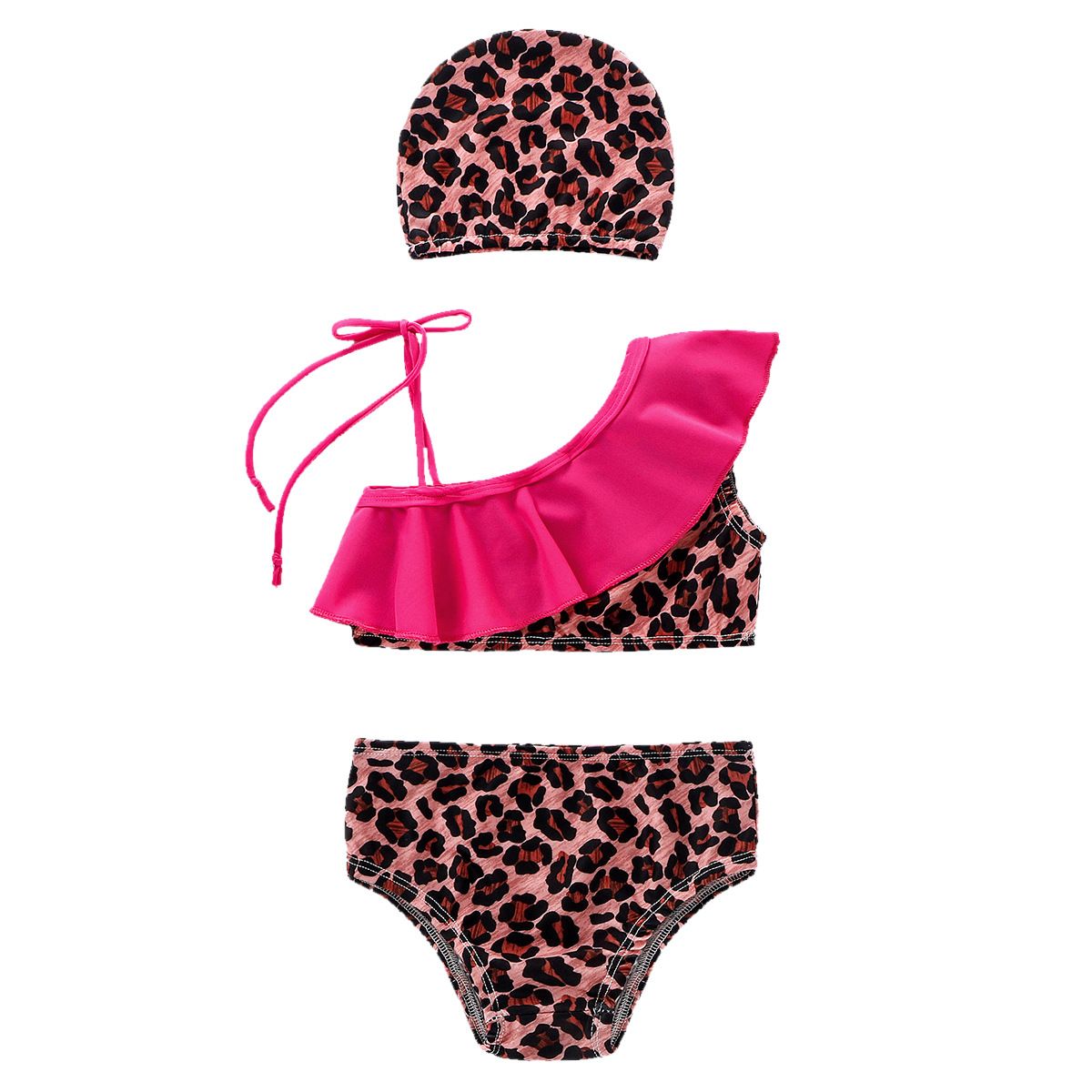 baby leopard print swimsuit