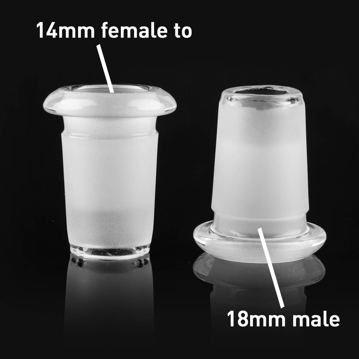 14 mm weiblich auf 18 mm männlich