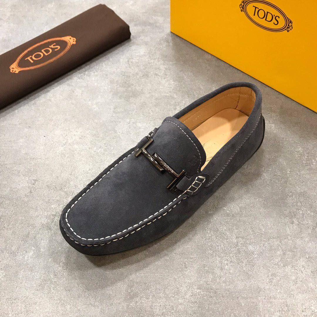 Brand Men Casual Loafers Plus Size 10 5 Black Velvet Suede Leather