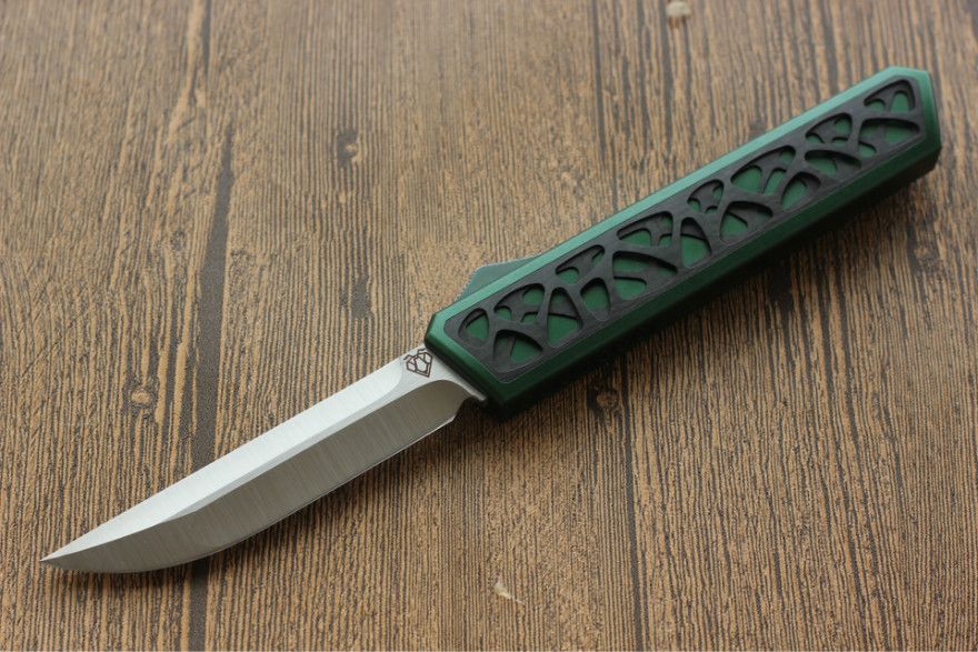 New VESPA Dark Star Folding Knife Blade M390 Satin Handle 7075