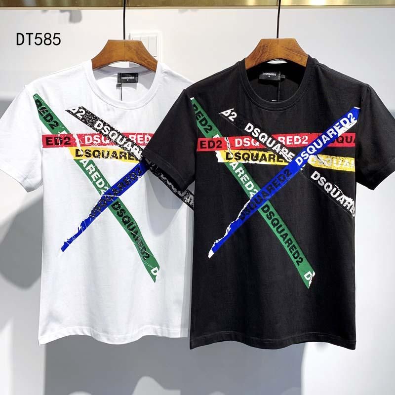 2020 SS New Arrival Top Quality D2 Clothing Men S T Shirts Print Tees ...