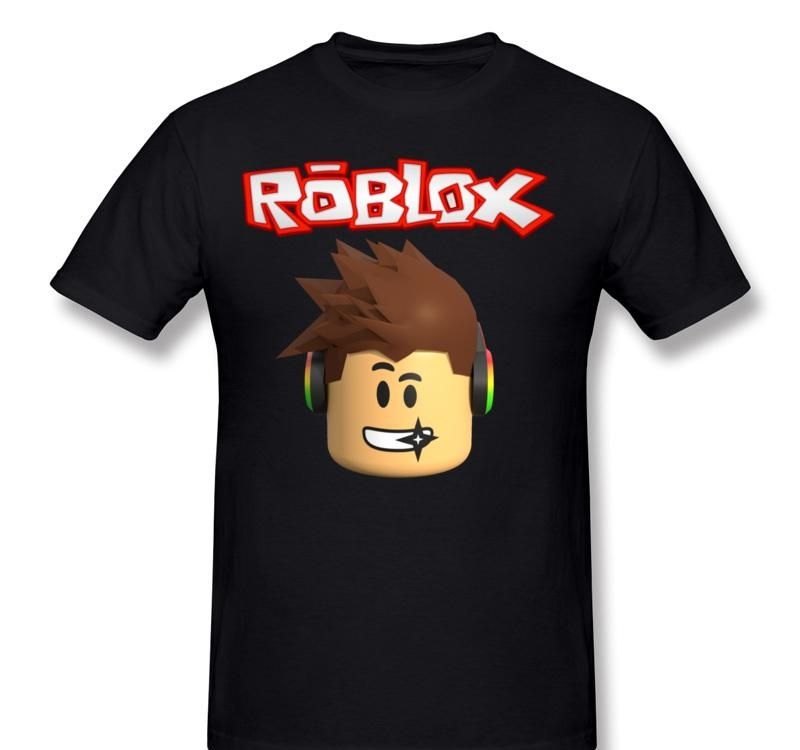 Men S 100 Cotton Roblox Character Head Tee Shirt Men S Crew Neck - roblox big white head