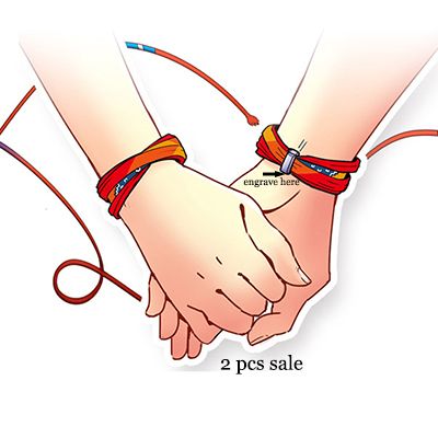 Akame shijuhattaki Japaness nombre de ciudad Pulsera pareja de cuerdas de cuero Akame shijuhattaki Japaness nombre de ciudad Pulsera pareja de cuerdas de cuero