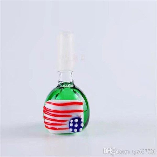 Green Bubble, Wholesale Glass Bongs Oil Burner Glass Pipes Water Pipes Glass Pipe Oil Rigs Smoking Free Shipping
