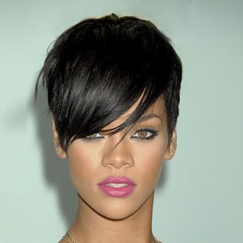 Short Pixie Wigs For Black Women Glueless Brazilian Virgin Bob