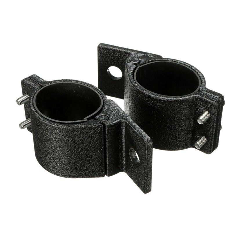 2 PC LED BAR MOUNT BRACKET LIGHT CLAMP FOR ROOF ROLL CAGE BAR 1.75/" 2/" TUBE 4X4
